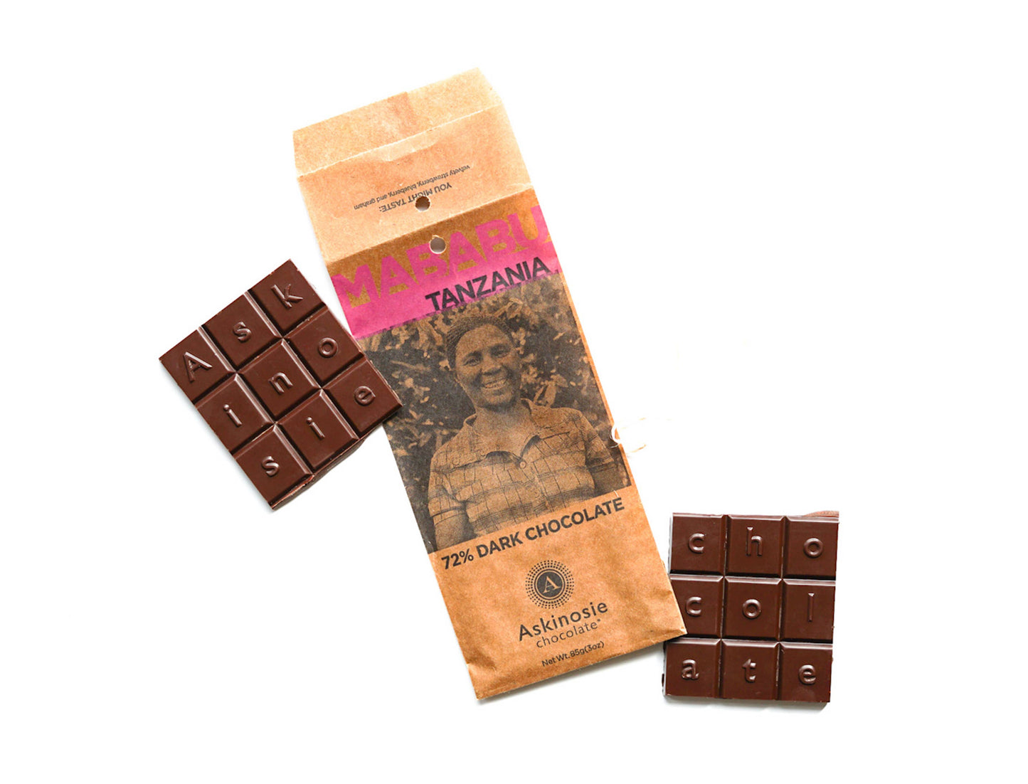 Askinosie Dark Chocolate - 72% Mababu, Tanzania