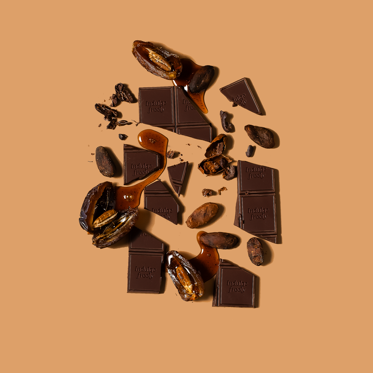 The Concious Bar / Cacao and Dates - Date Sweeteed Smooth Dark Chocolate