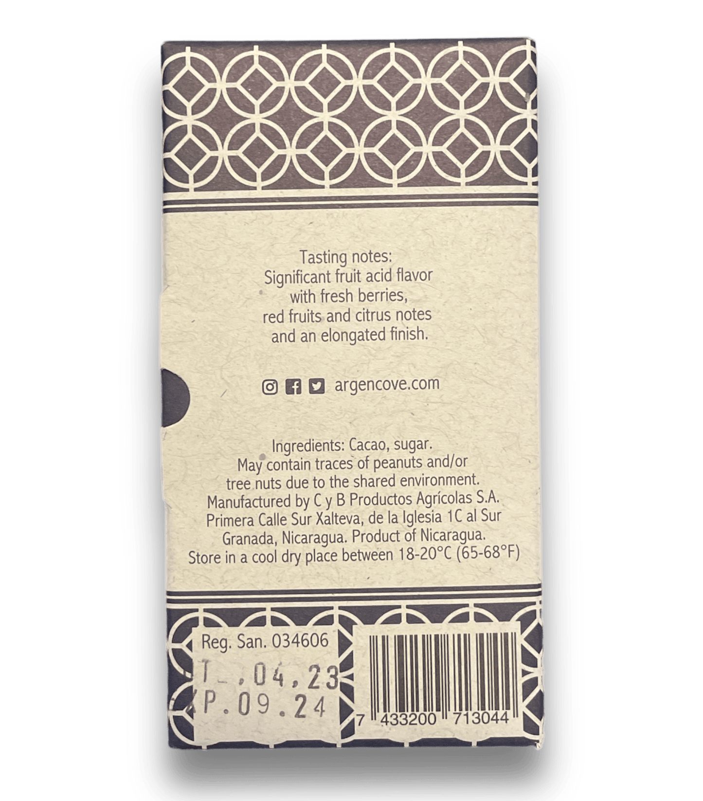 Argencove Dark Chocolate Apoyo 70% Mini