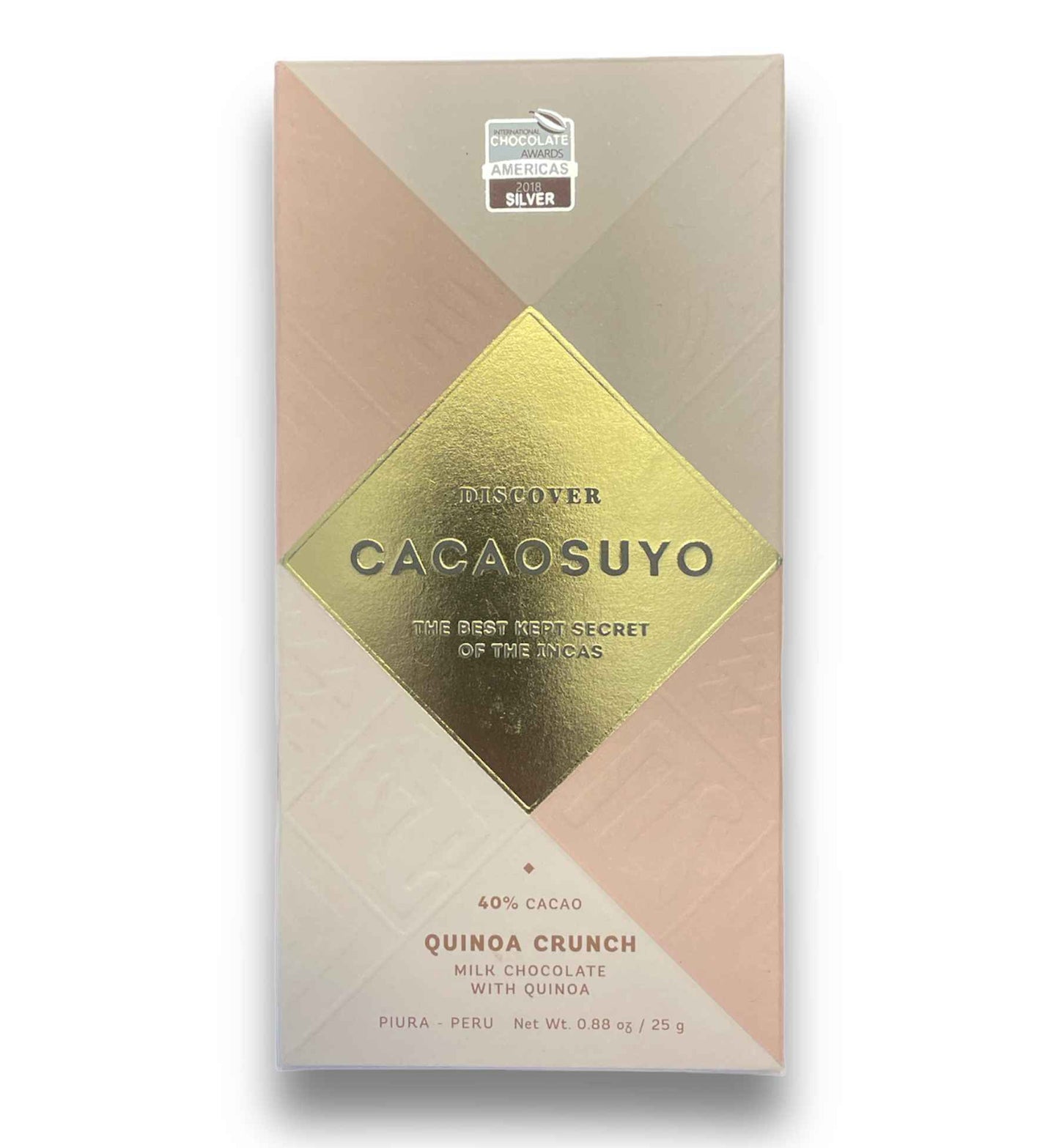 Dark-Milk chocolate Cacao Suyo Quinoa