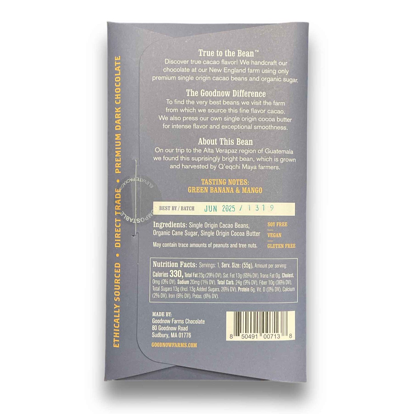 Goodnow Farms Dark Chocolate - Asochivite, Guatemala 77%