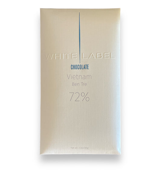 White Label Dark Chocolate - Vietnam Ben Tre 72%