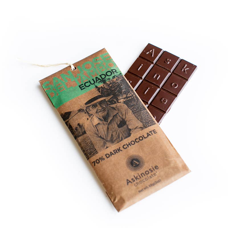 Askinosie Dark Chocolate - 70% Del Tambo, Ecuador