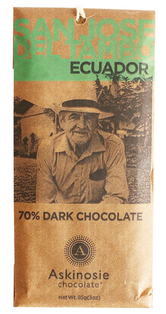 Askinosie Dark Chocolate - 70% Del Tambo, Ecuador