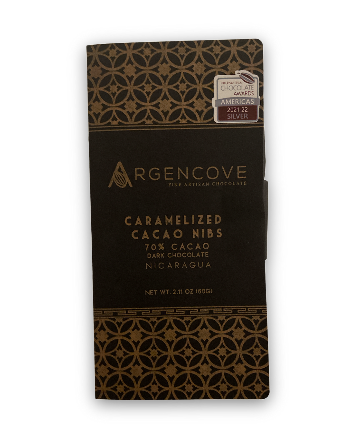 Argencove Dark Chocolate - Caramelized Nibs 70%