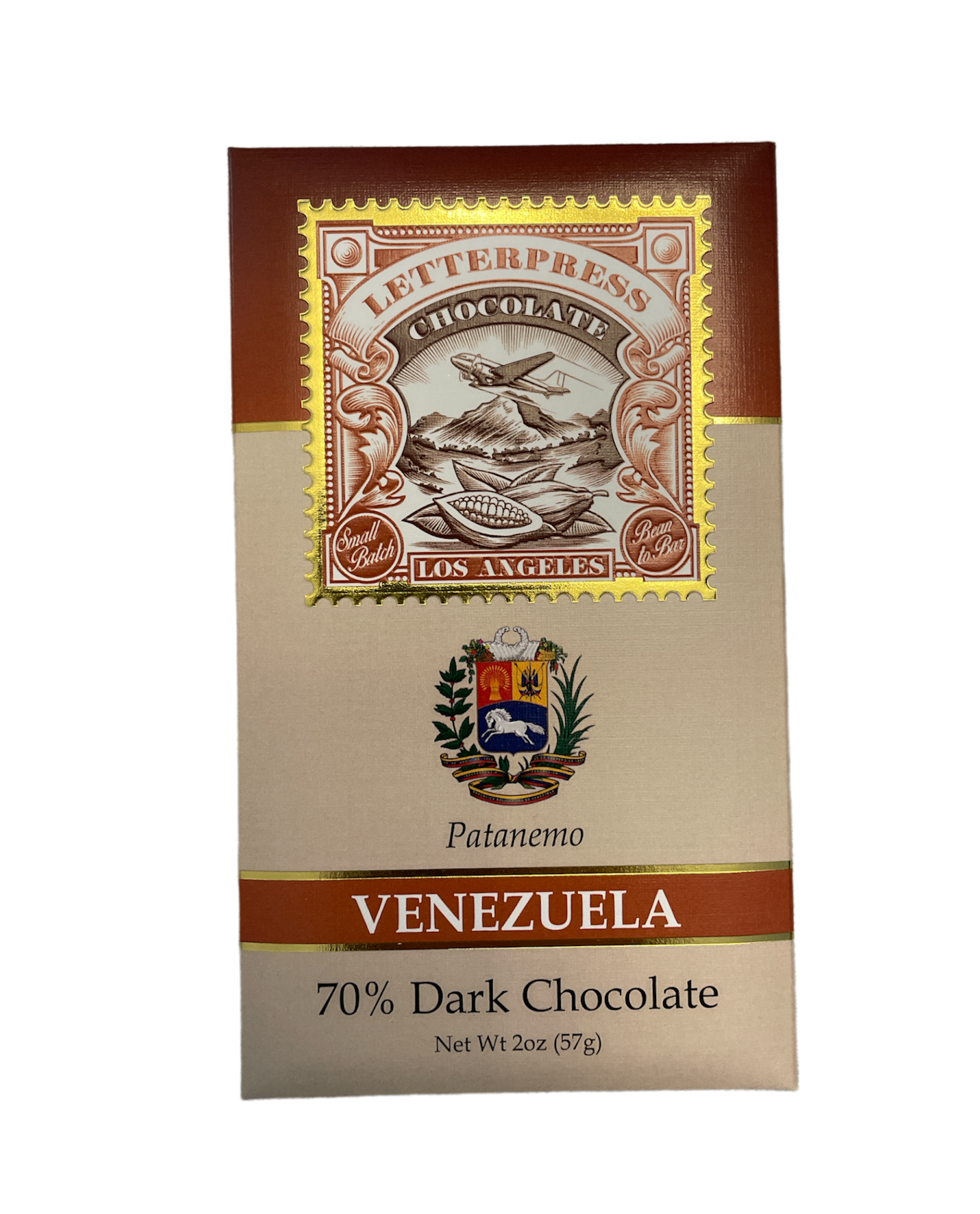 Dark Chocolate Letterpress Patanemo Venezuela
