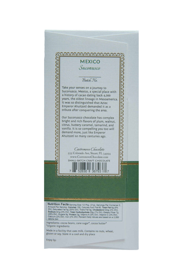Castronovo Dark Chocolate - Soconusco, Mexico - Signature Collection