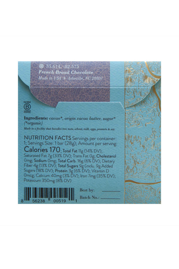 French Broad Dark Chocolate - Perú