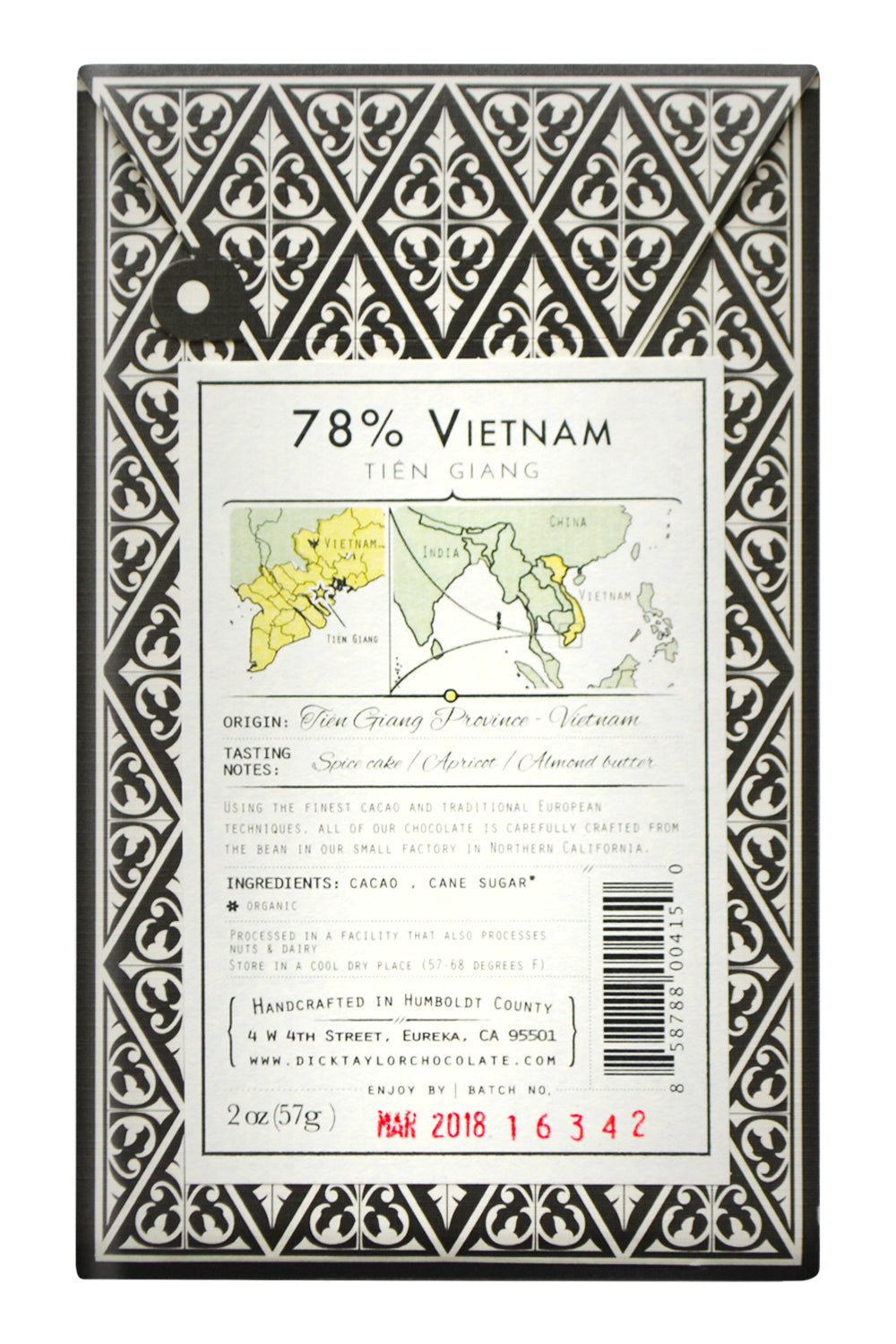 Dick Taylor Dark Chocolate - Vietnam Tiên Giang - Limited Release back