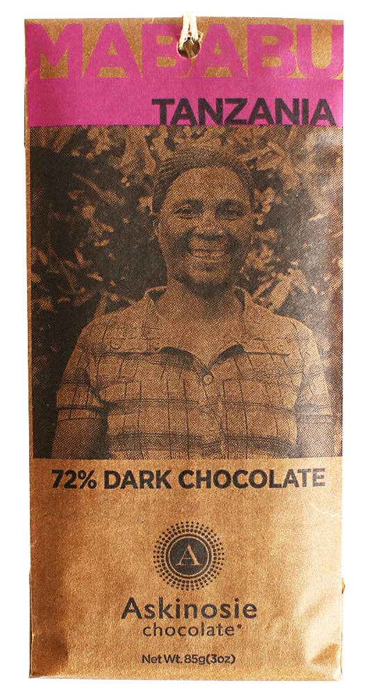 Askinosie Dark Chocolate - 72% Mababu, Tanzania