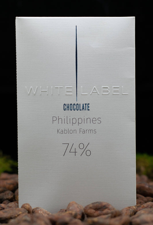 White Label Dark Chocolate - 74% Phillipines, Kablon Farms