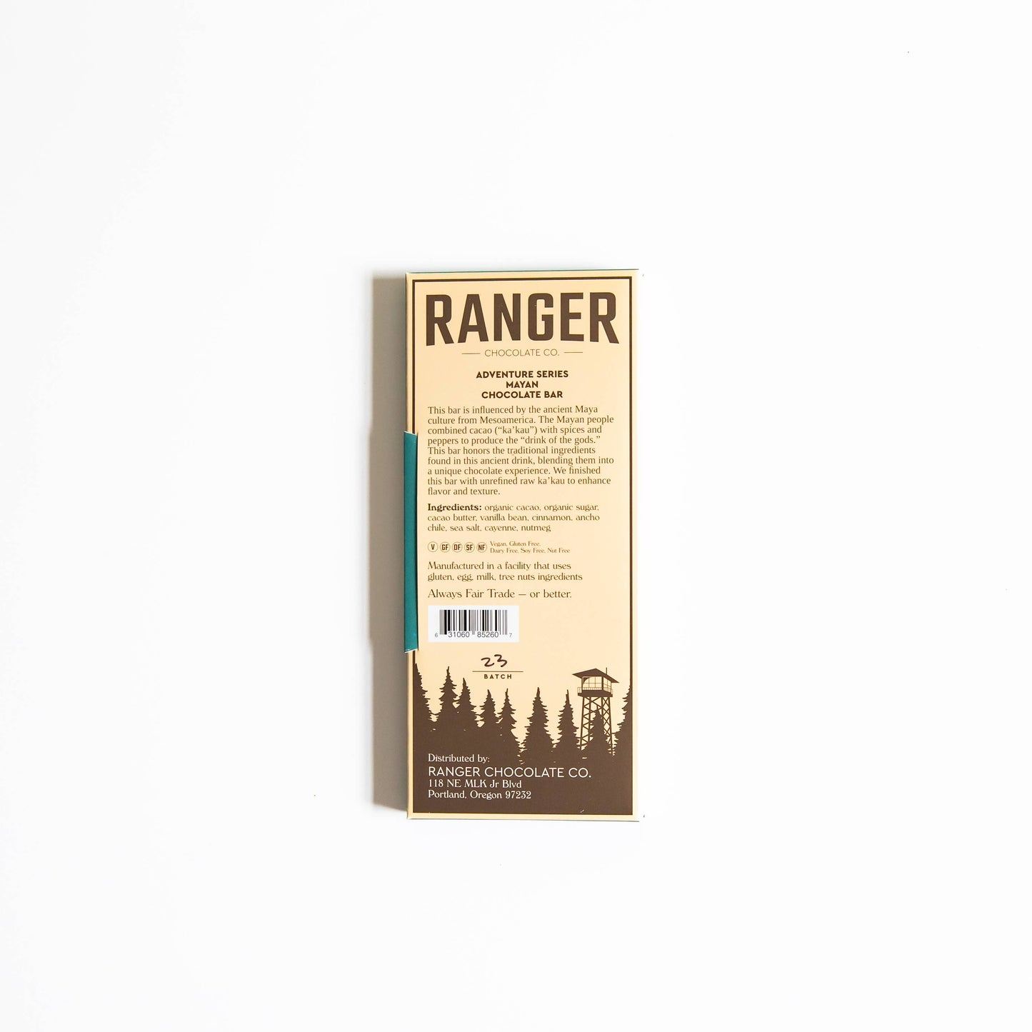 Ranger Dark Chocolate - Mayan Chocolate Bar