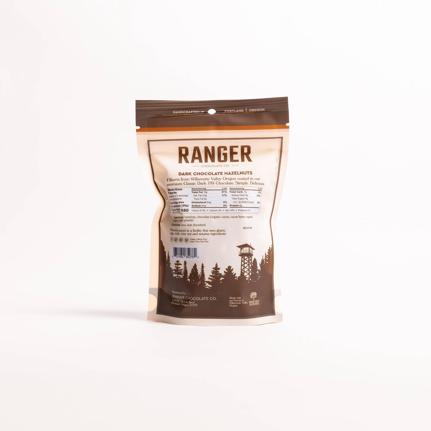 Ranger Dark Chocolate - Covered Hazelnuts