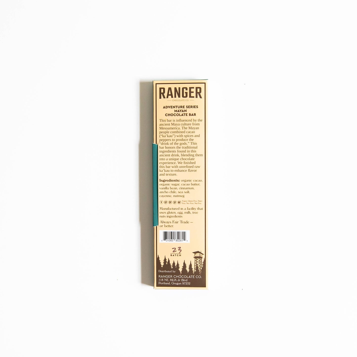 Ranger Dark Chocolate - Mayan Chocolate Bar