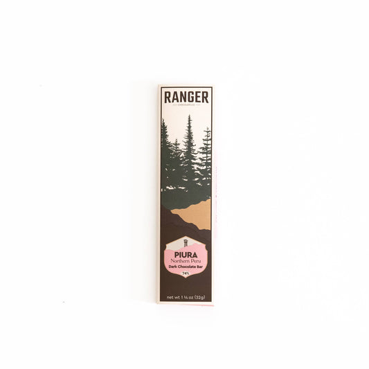 Ranger Dark Chocolate - Piura, Northern Peru, 74% Dark Chocolate Bar