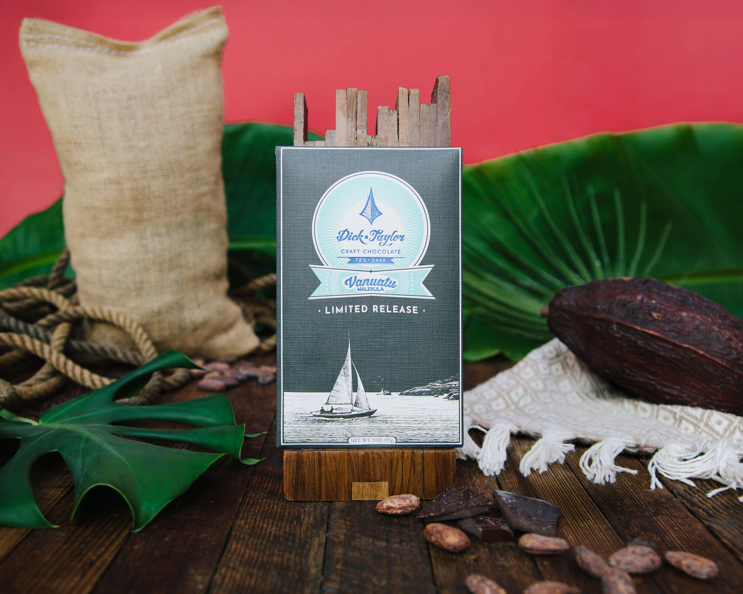 Dick Taylor Dark Chocolate - 78% Vanuatu, Malekula Island Limited Edition