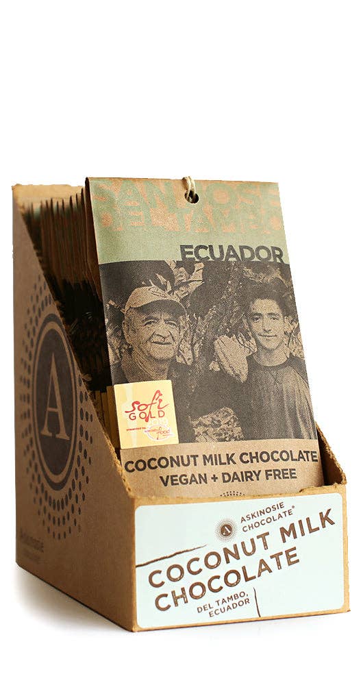 Askinosie Dark Milk Chocolate 52% - VEGAN w/ Coconut Milk