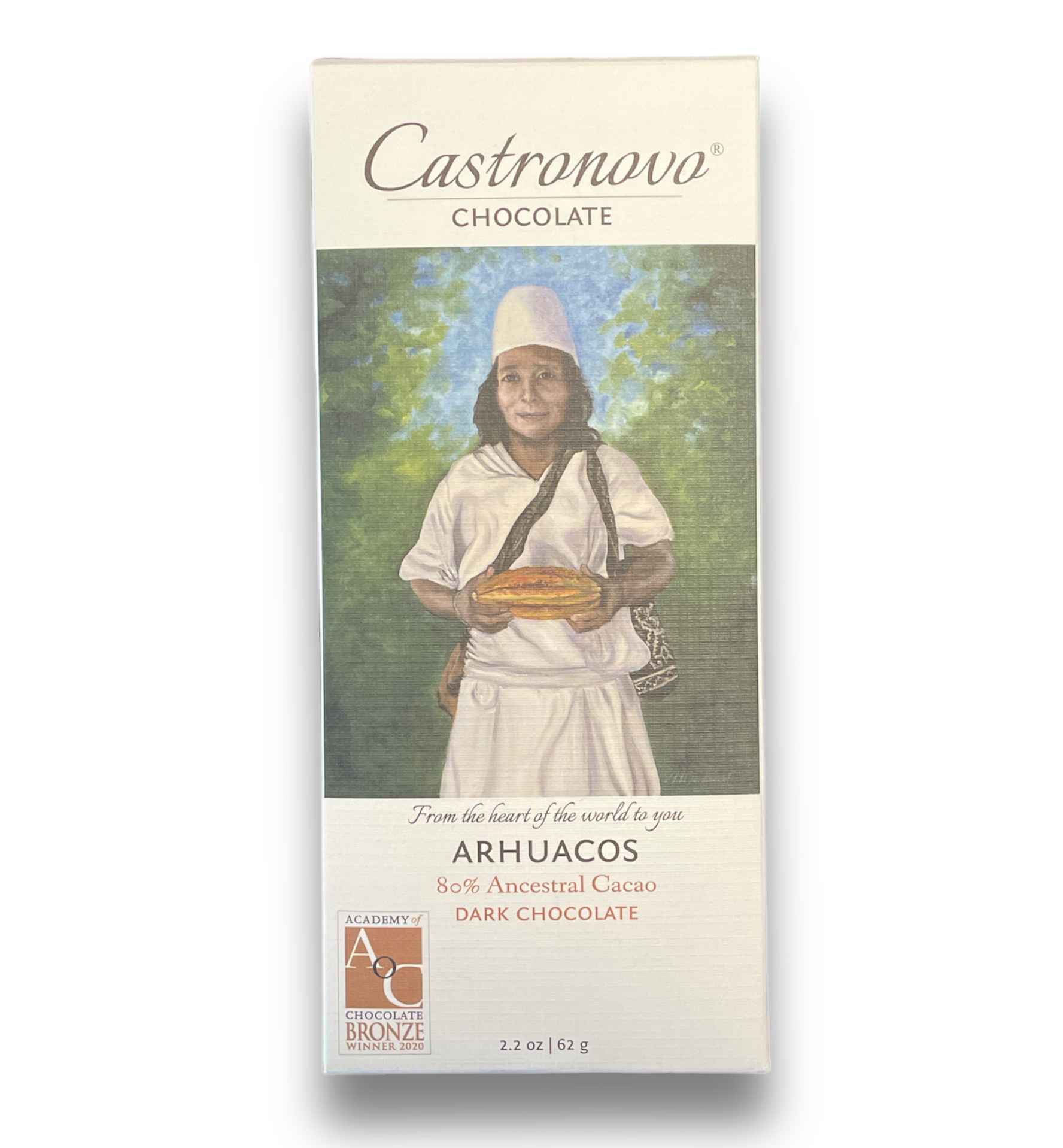 Castronovo Dark Chocolate - Arhuacos 80% Ancestral Cacao