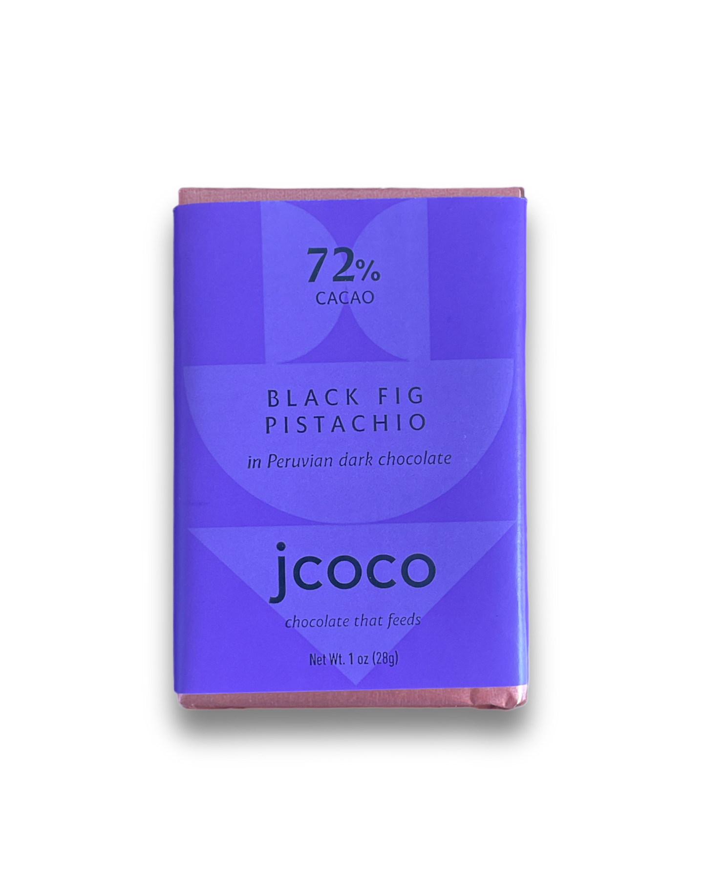 Jcoco Dark Chocolate 72% - Black Fig and Pistachio