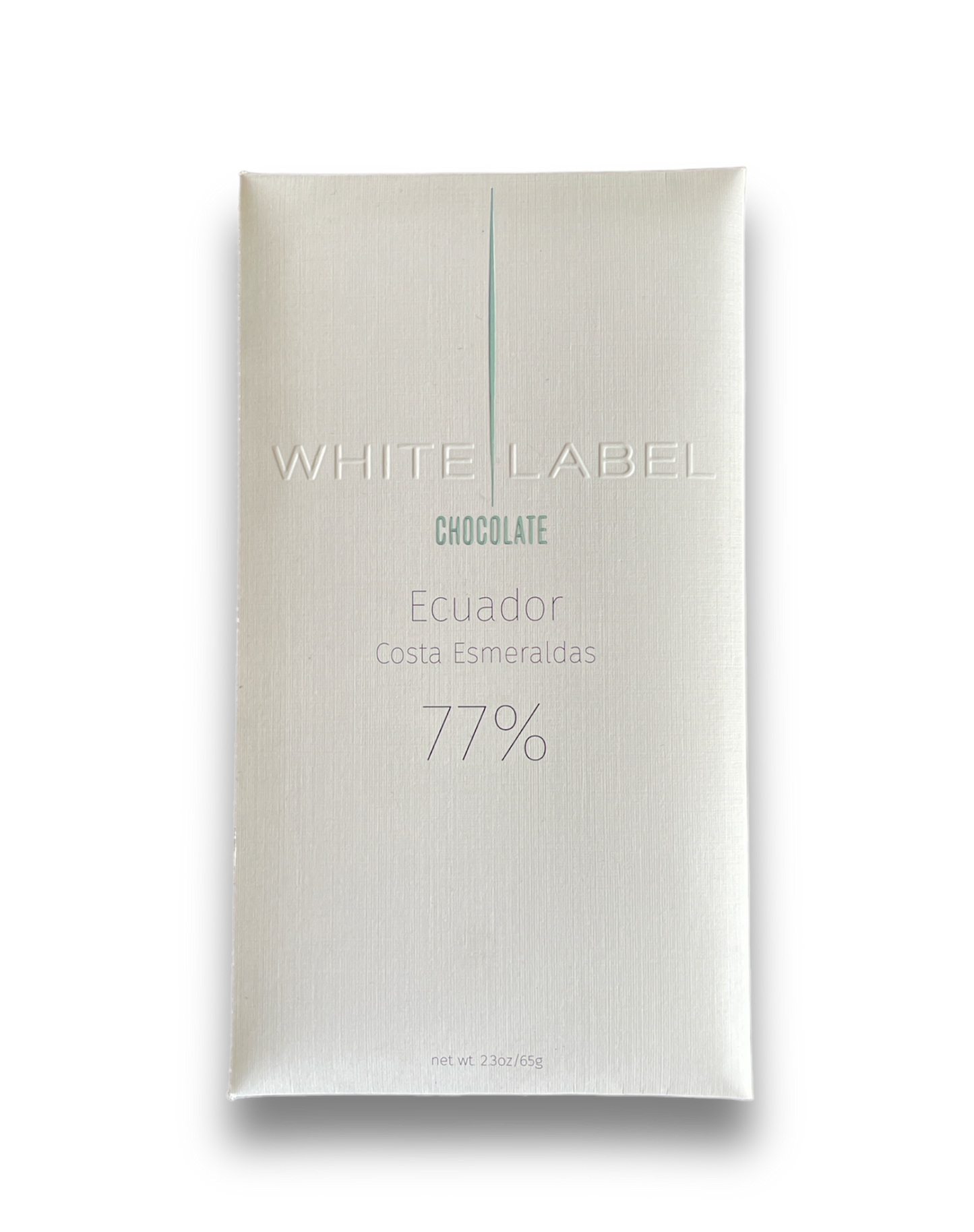 White Label Dark Chocolate 77% - Ecuador Costa Esmeraldas