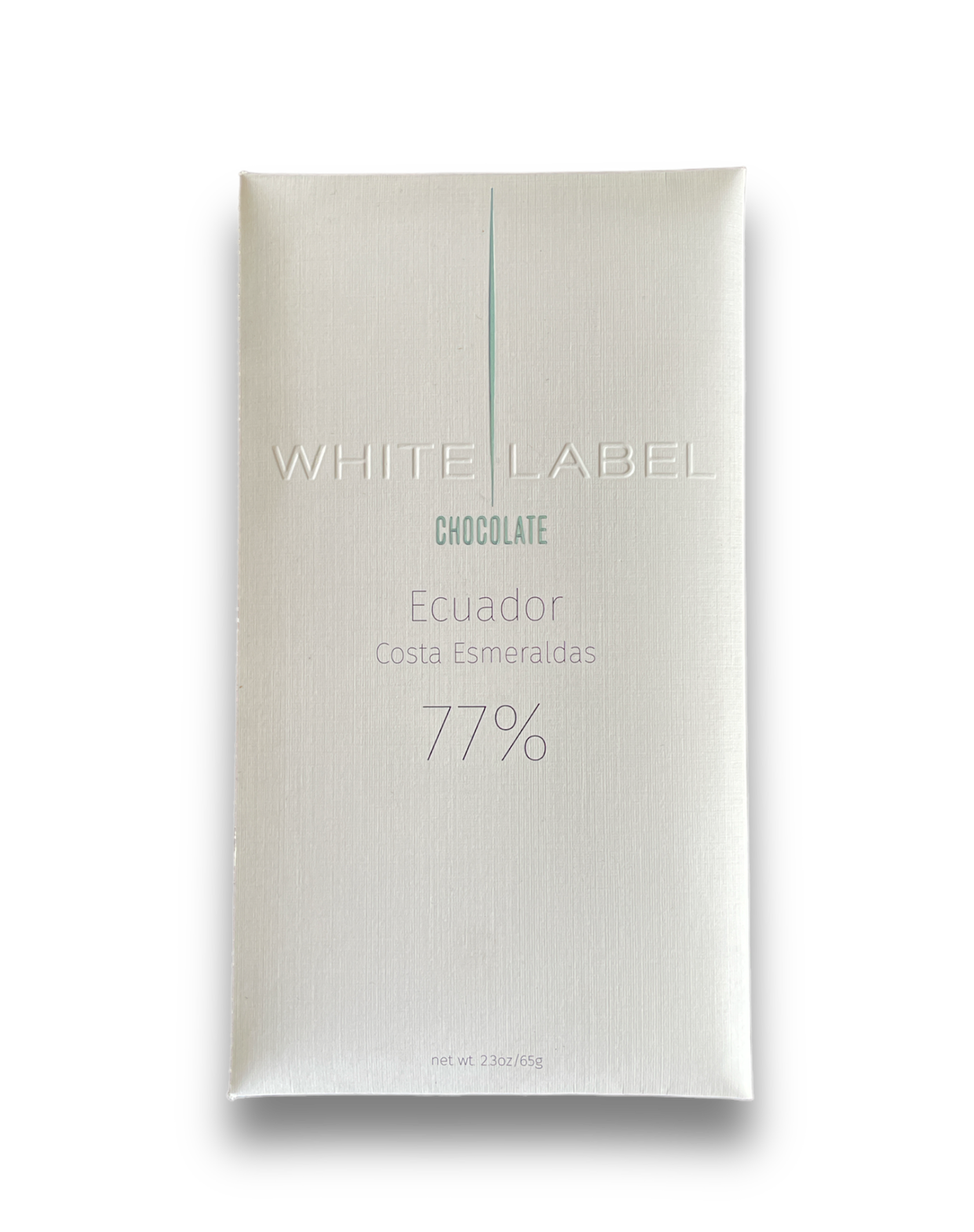 White Label Dark Chocolate 77% - Ecuador Costa Esmeraldas