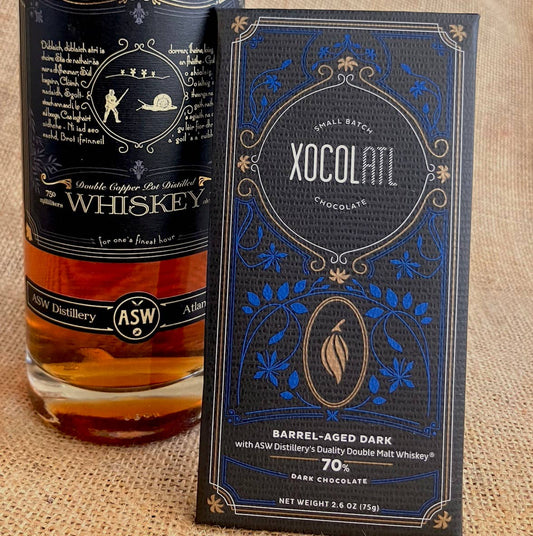 XocolAtl Dark Chocolate - Barrel Aged Dark 70%