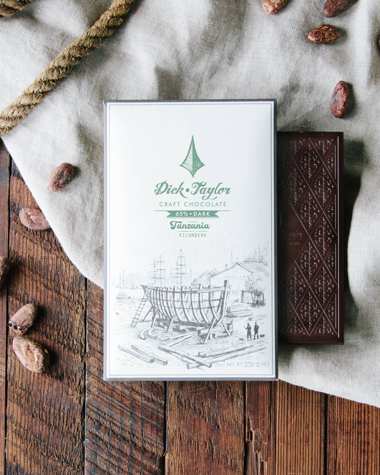 Dick Taylor Dark Chocolate - 65% Tanzania Kilombero