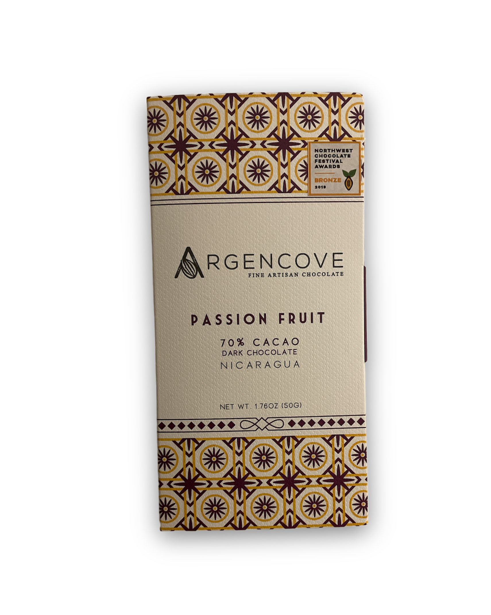 Argencove Dark Chocolate - Passion Fruit 70%