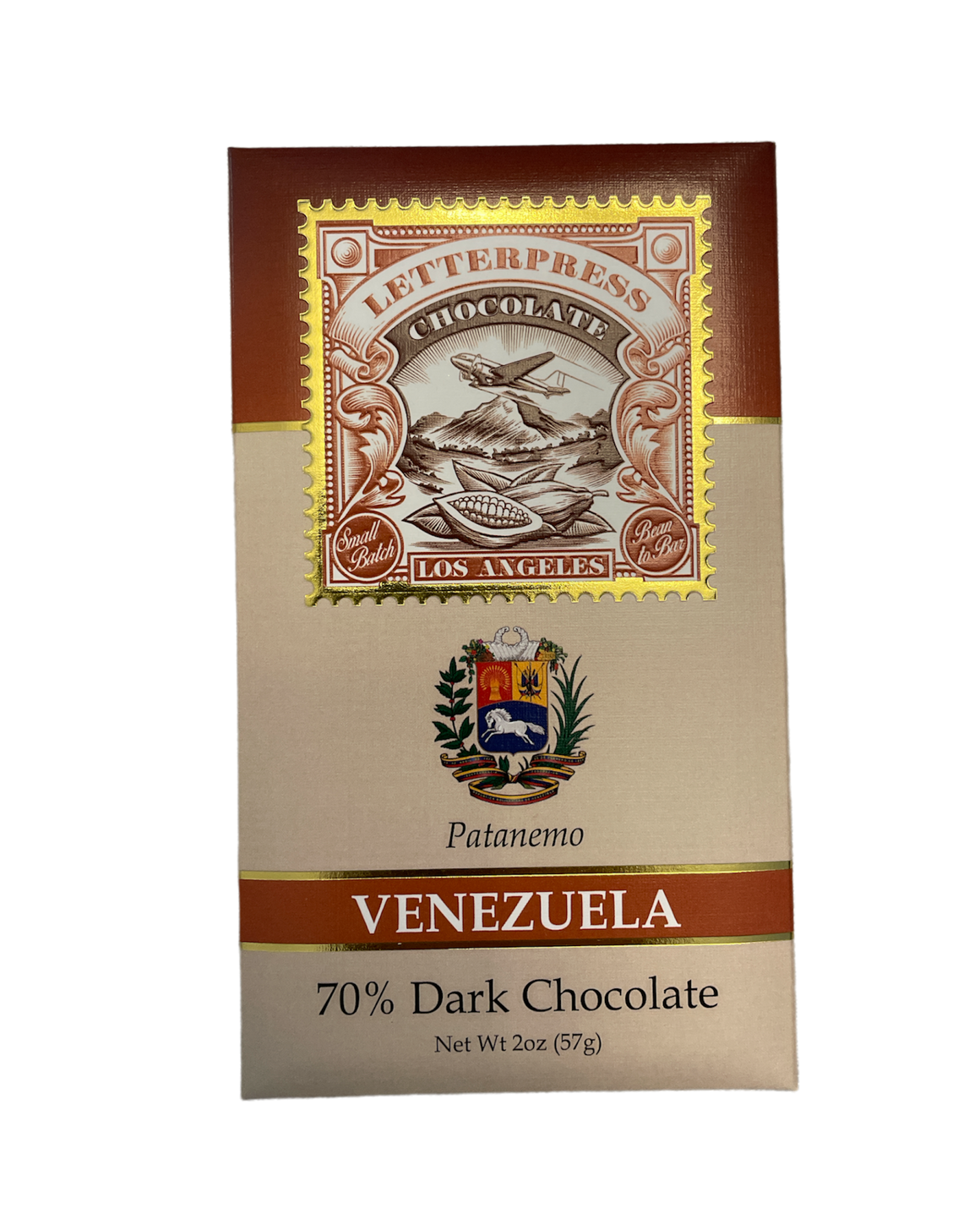 Dark Chocolate Letterpress Patanemo Venezuela