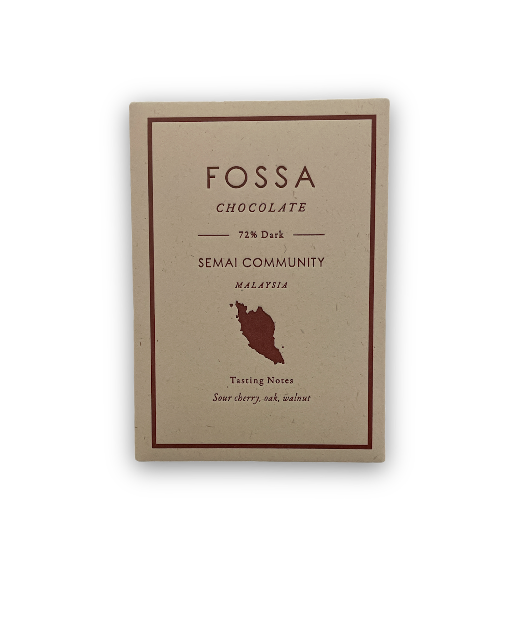 Fossa Dark Chocolate 72% Malaysia