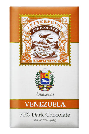 Letterpress Dark Chocolate - Venezuela, Amazonas